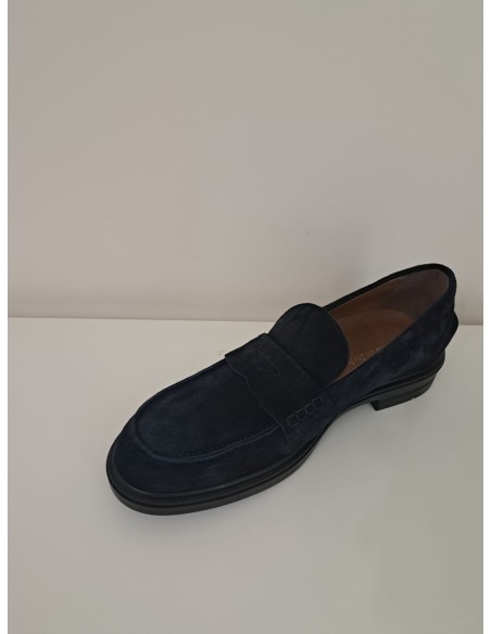 Mocassino Made in Italy in camoscio