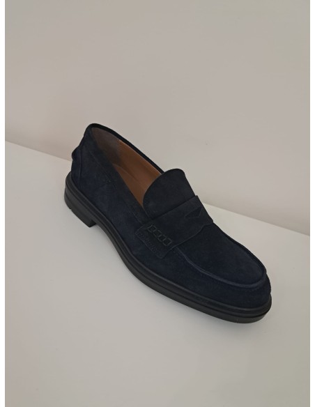 Mocassino Made in Italy in camoscio